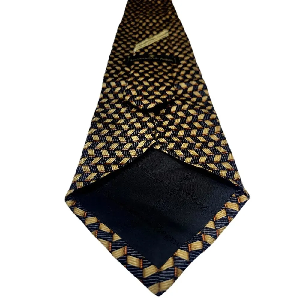 Ermenegildo Zegna Men's Silk Neck Tie, Hand Made‎ in Italy, 59.5